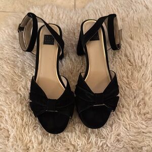 White House Black Market Black Heeled Shoes